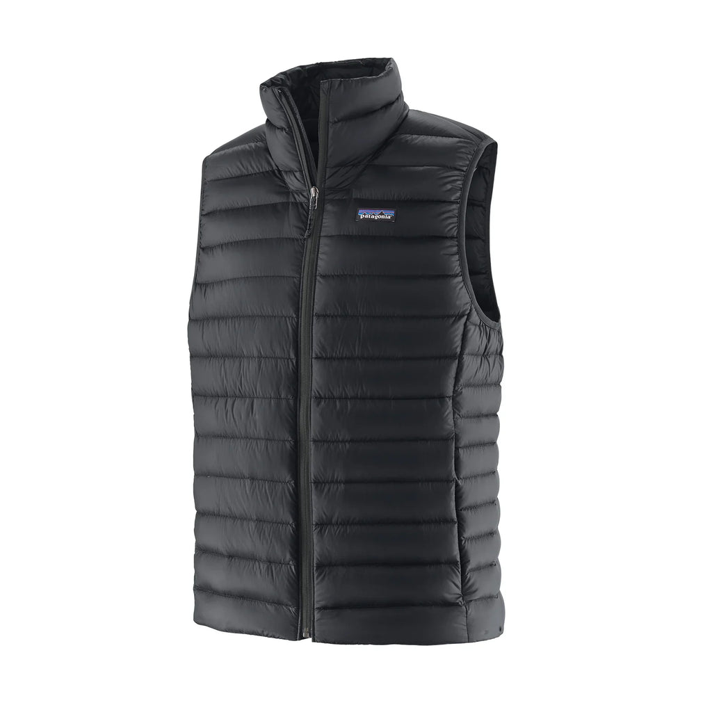 Patagonia Men's Down Sweater Vest Gilet ripstop trapuntato Black Nero