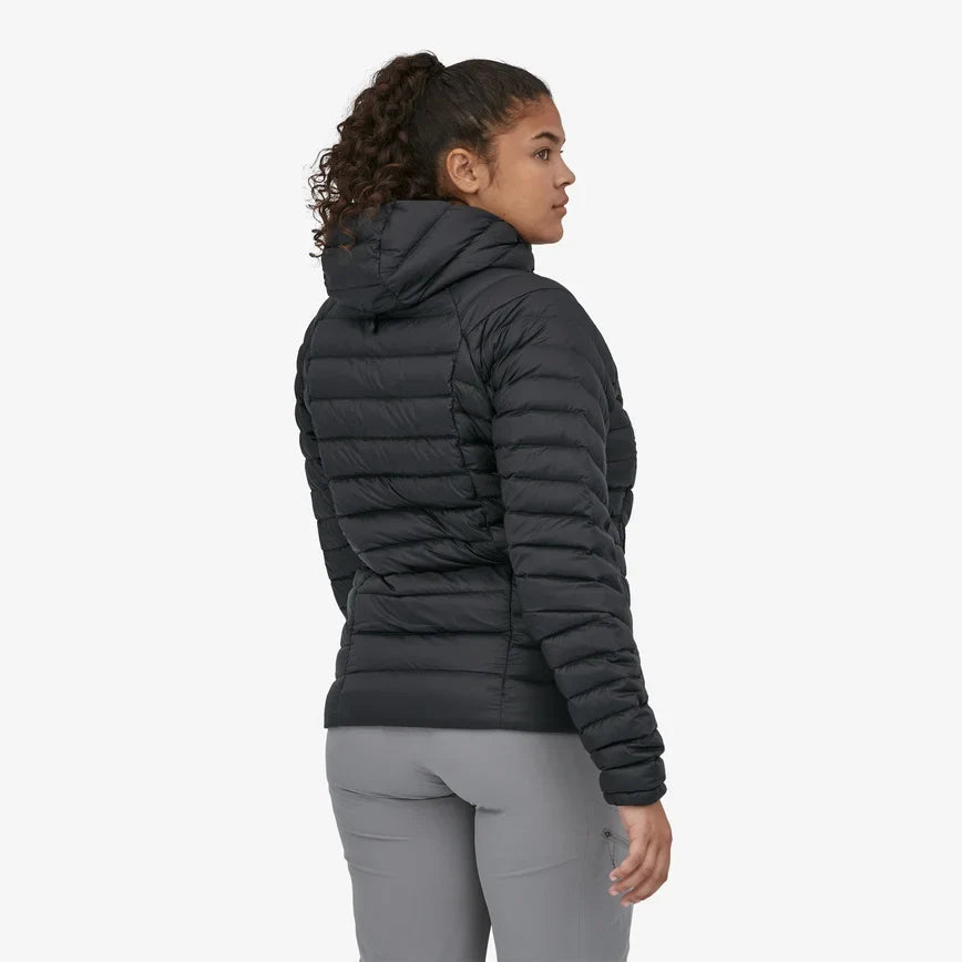 Patagonia Women's Down Sweater Hoody Giacca Piumino da donna Black
