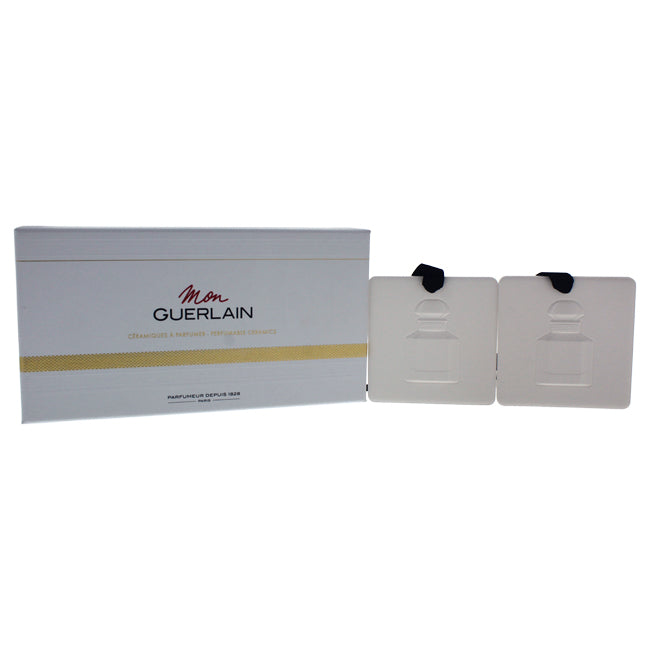 Mon Guerlain Perfumable Ceramics by Guerlain for Unisex - 2 Pc Perfumable Ceramics (Tester)