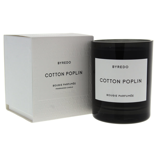 Cotton Poplin Scented Candle by Byredo for Unisex - 8.4 oz Candle