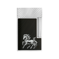 S.T. DUPONT Ligne 2 Horse Mane Guilloche Black/PAL Lighter/Briquet C16088CL