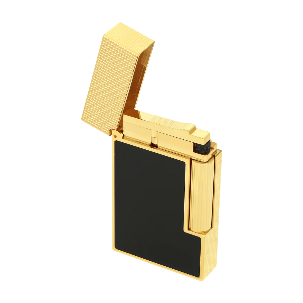 S.T. DUPONT Ligne 2 Micro Diamond Head Black Lighter/Briquet C16601