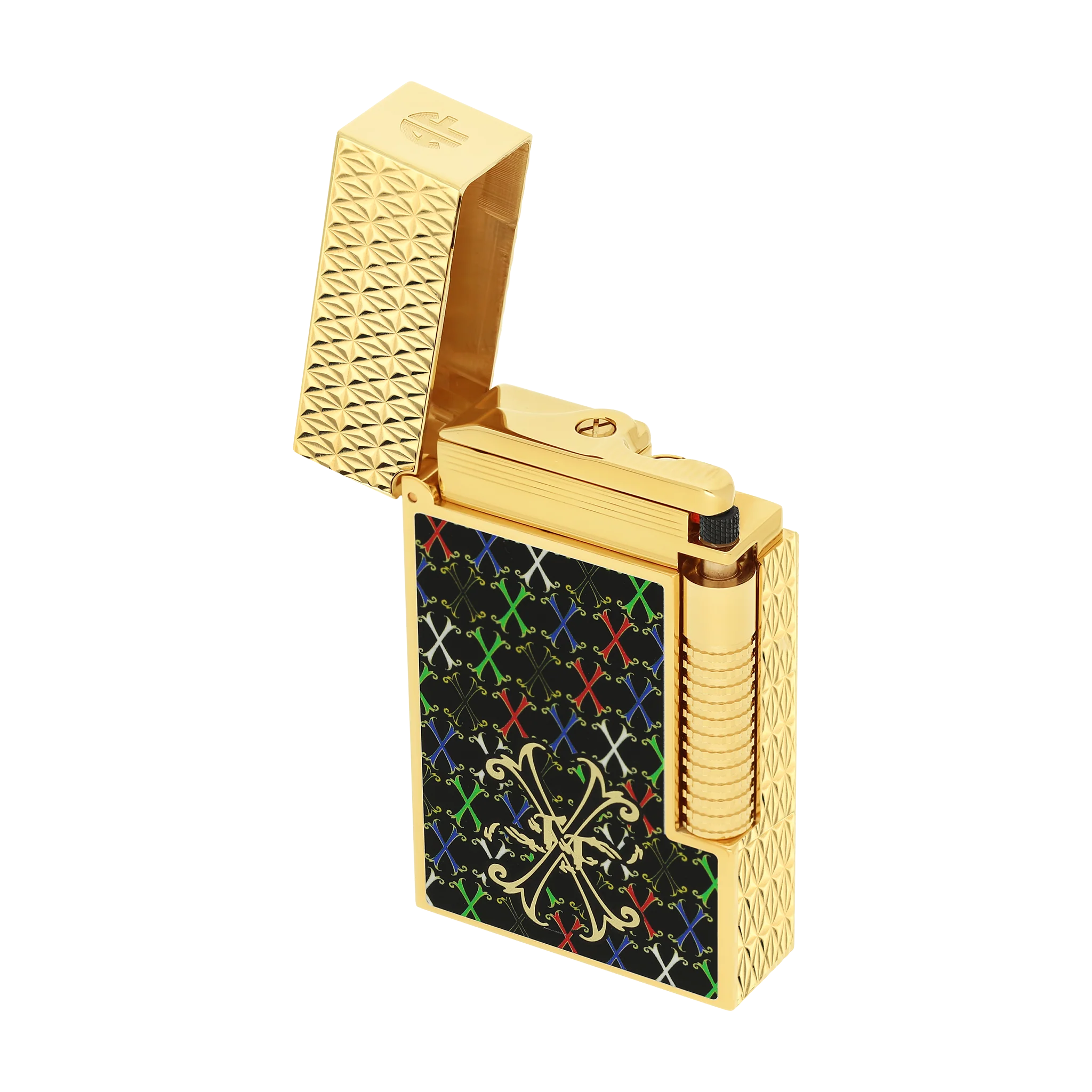 S.T. Dupont Le Grand Fuente Multicolour Lacquered Lighter/Briquet C23060CL
