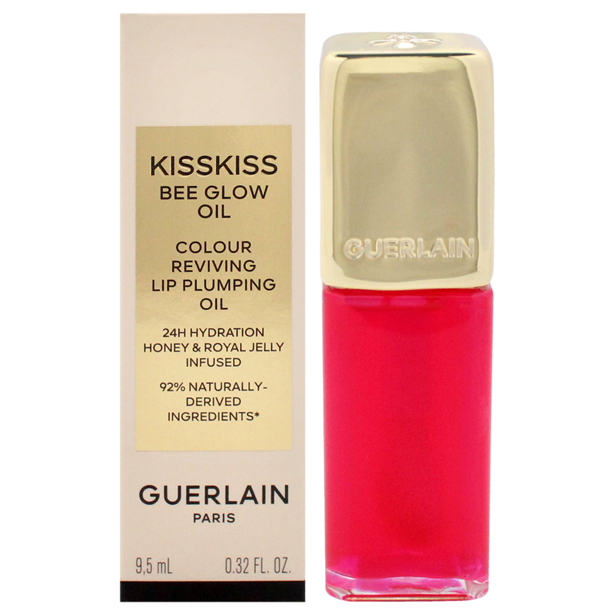Guerlain Kiss Kiss Bee Glow Oil - 458 Rose Glow by Guerlain for Women - 0.3 oz Lip Oil