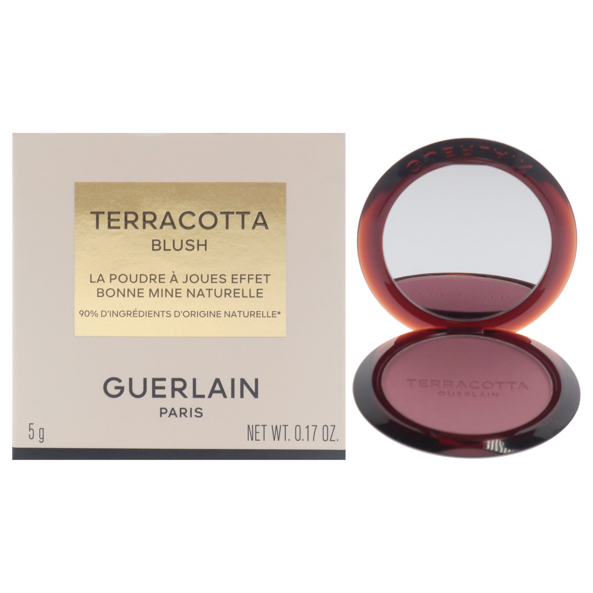 Guerlain Terracotta Blush The Natural Healthy Glow Powder - 01 Light Pink by Guerlain for Women - 0.17 oz Blush