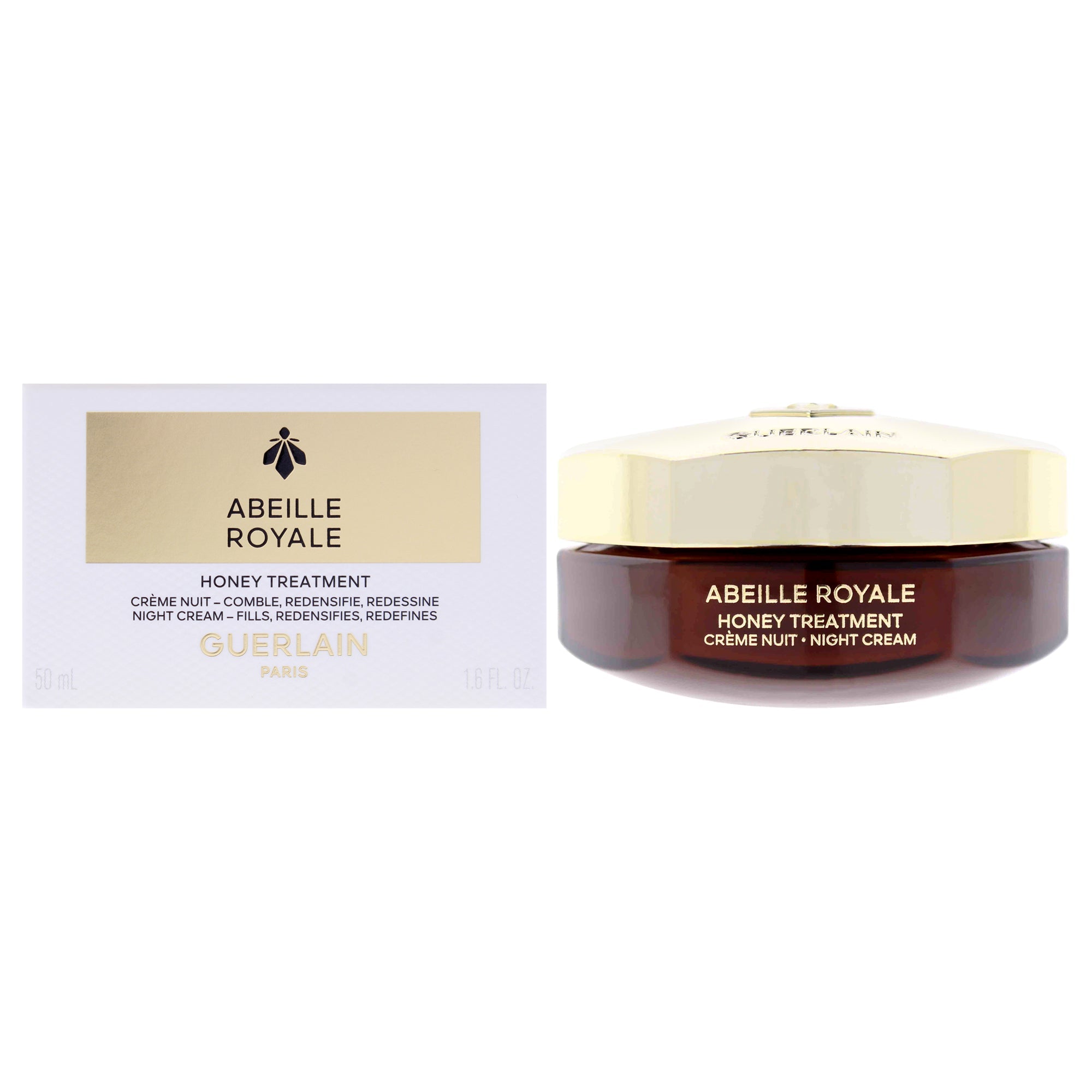 Guerlain Abeille Royale Honey Treatment Night Cream by Guerlain for Unisex - 1.6 oz Cream