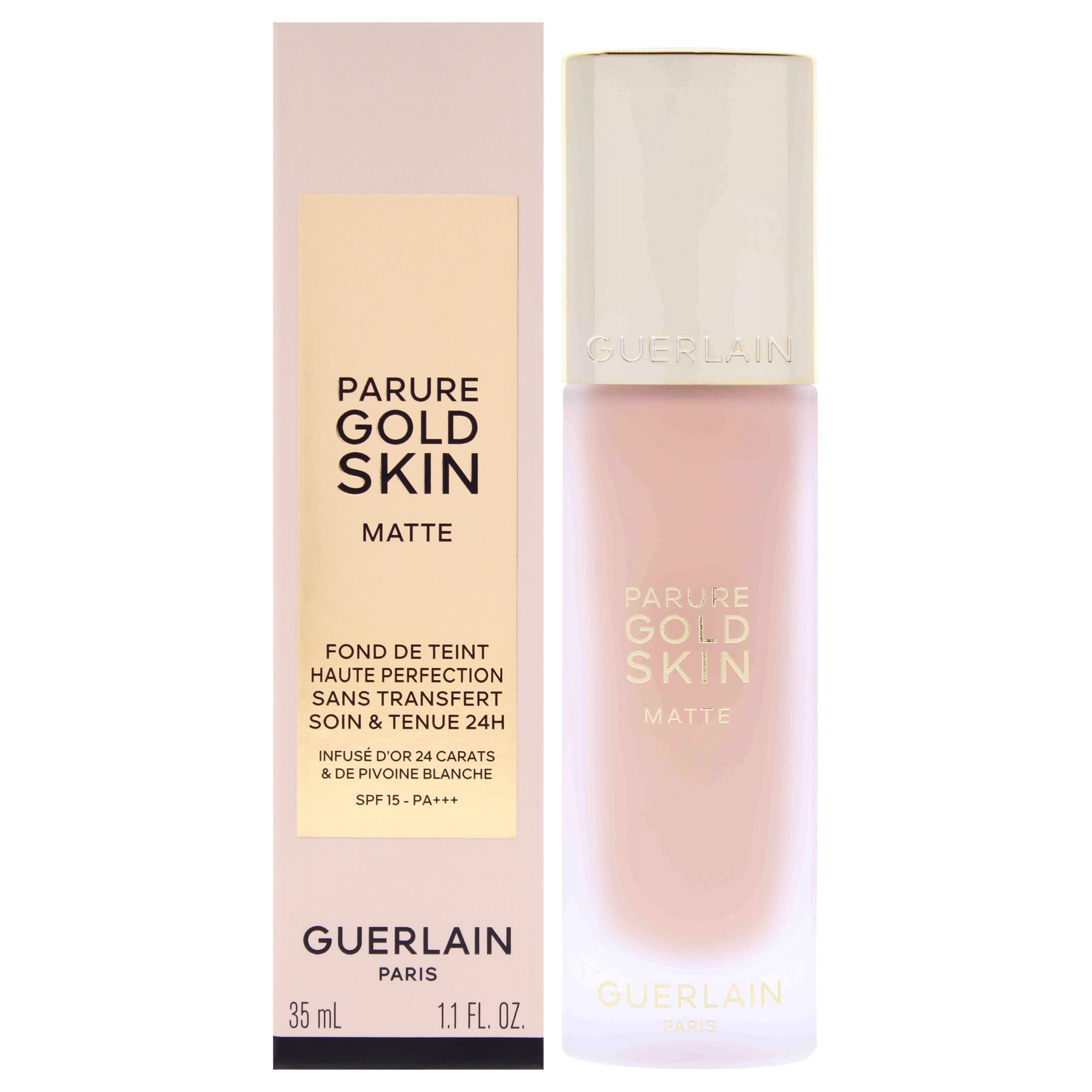 Guerlain Parure Gold Skin Matte 24H Wear SPF 15 - 1C Cool by Guerlain for Women - 1.1 oz Foundation
