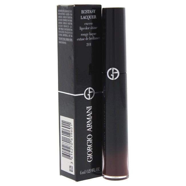 Giorgio Armani Ecstasy Lacquer Excess Lipcolor Shine - # 201 Leather by Giorgio Armani for Women - 0.2 oz Lip Gloss
