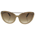 Tom Ford Tom Ford FT0384 34F Edita - Shiny Light Bronze/Brown Gradient by Tom Ford for Women - 58-18-140 mm Sunglasses