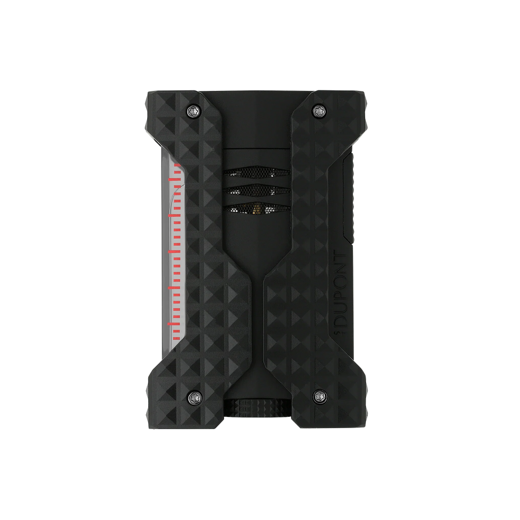 S.T. Dupont Windproof Brushed Black Lighter/Briquet W21323