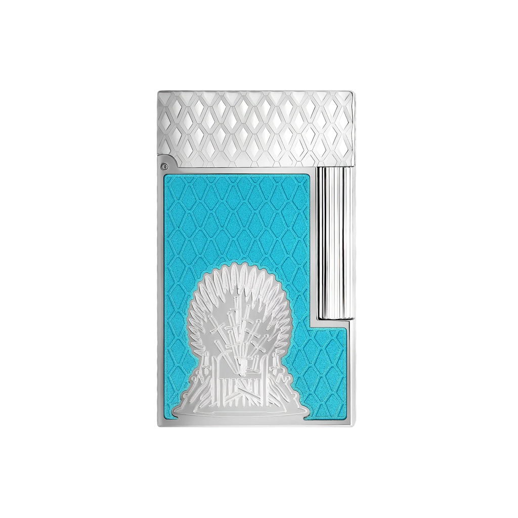 S.T. DUPONT Ligne 2 Lacquered Game of Thrones Icy Blue Lighter/Briquet C16412