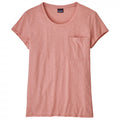 Patagonia Women's Mainstay Pocket Tee T-Shirt leggera da donna in tessuto misto Sunfade Pink